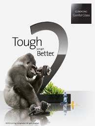 Corning firmasının geliştirdiği ikinci nesil Gorilla Glass